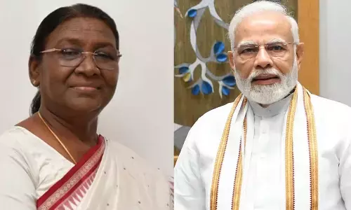 President of India Draupadi Murmu and Prime Minister Narendra Modi
