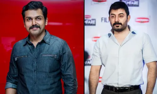 Hero Karthi and Popular actor Arvind Swami