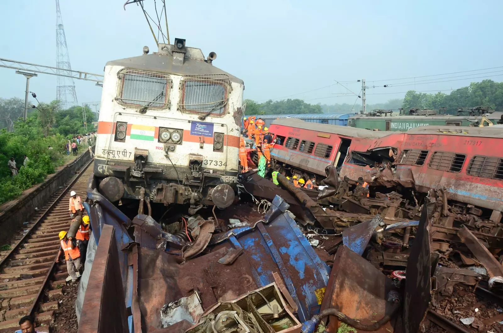 Odisha train mishap: Rescue operation underway in 2 badly damaged coaches