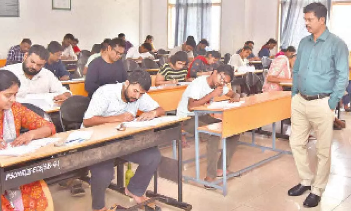 981 candidates attend exams in Vijayawada