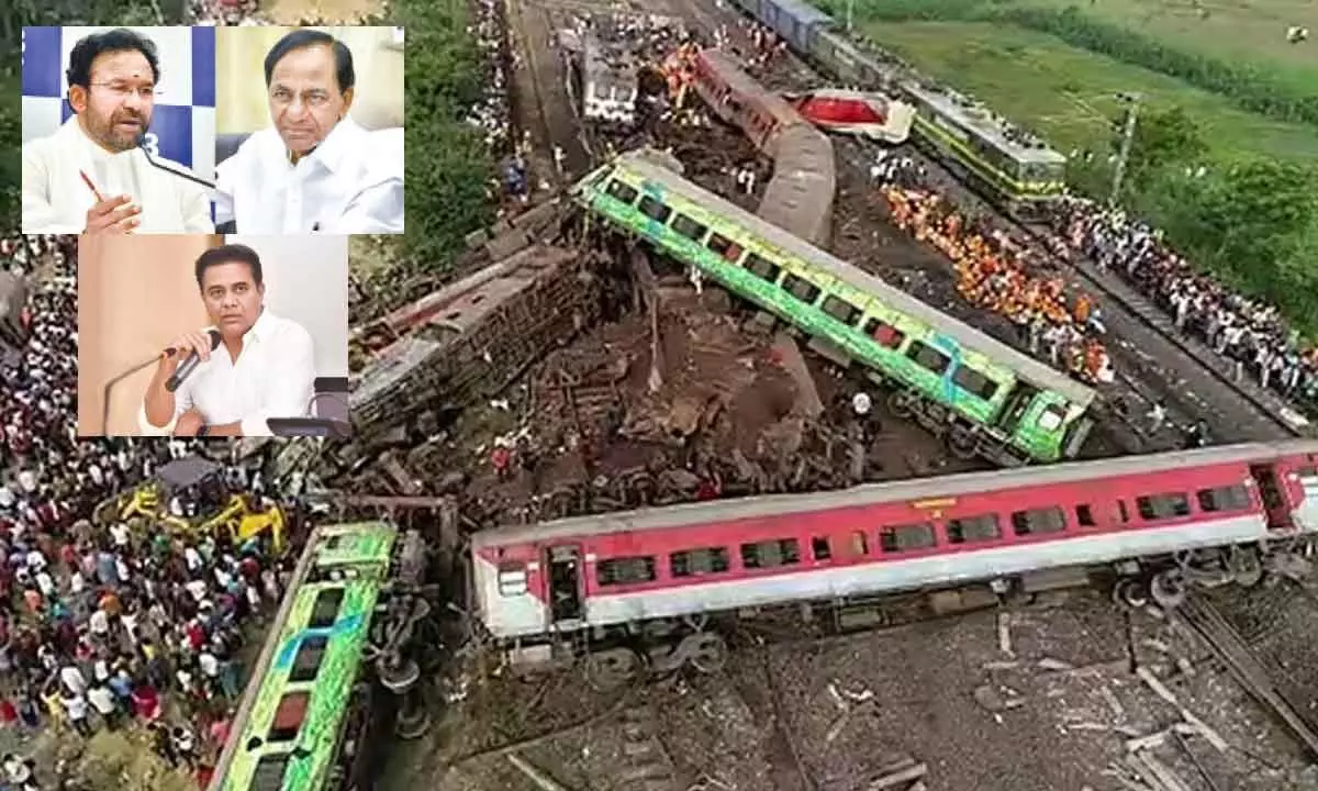 Hyderabad: Leaders express shock over Odisha train mishap