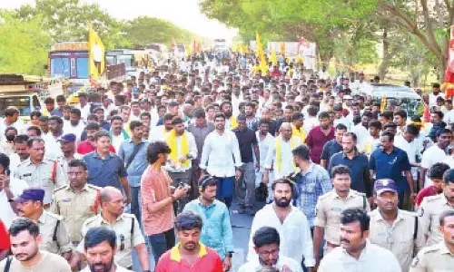 Mydukuru: Nara Lokesh alleges plot by YS Jagan Mohan Reddy to implicate Kavitha in Delhi scam