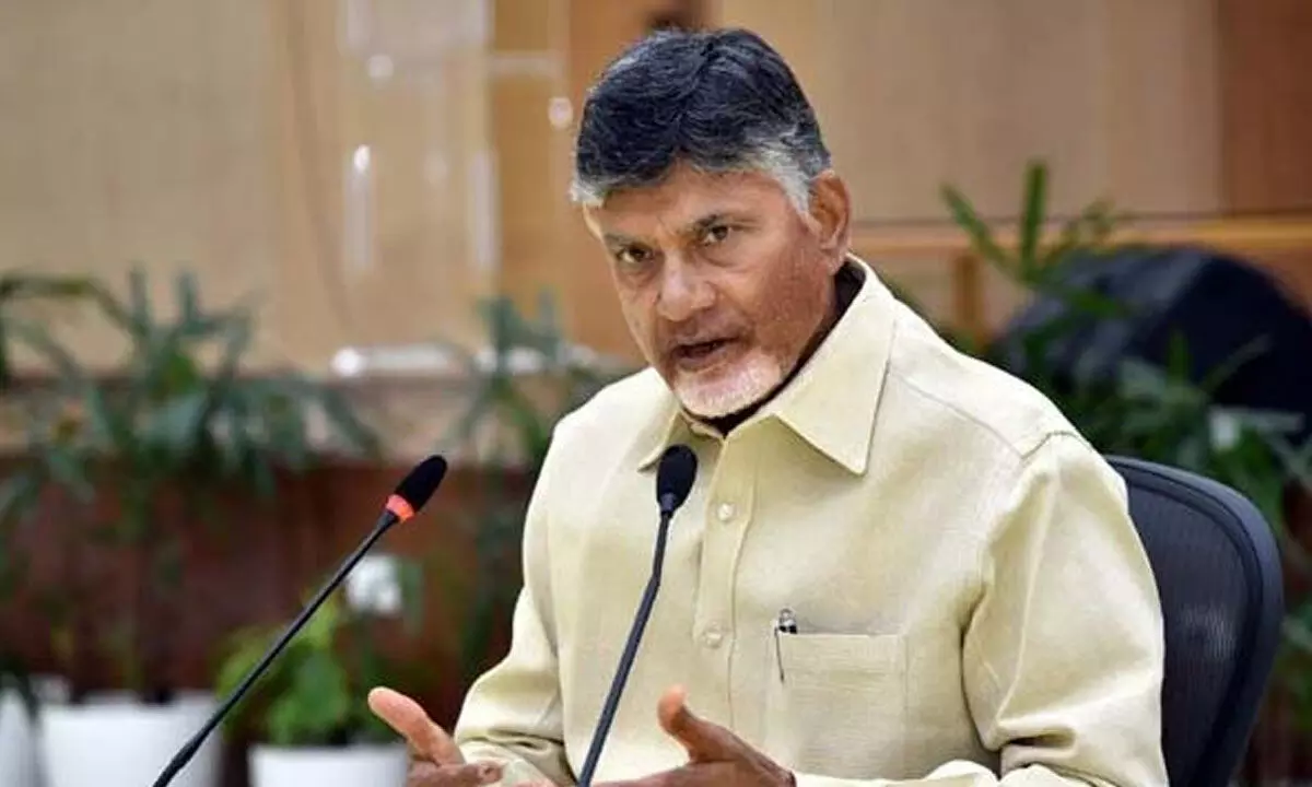 TDP national president N Chandrababu Naidu