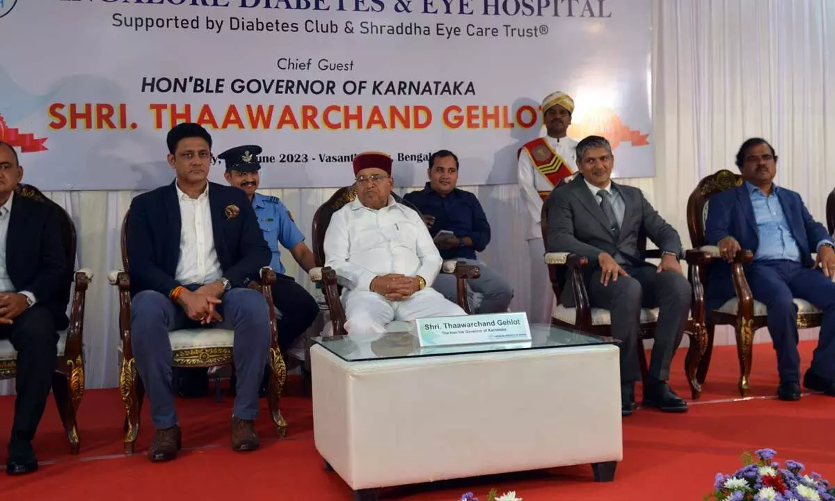 Governor Thawar Chand Gehlot expresses concern over rising cases of diabetes among youth