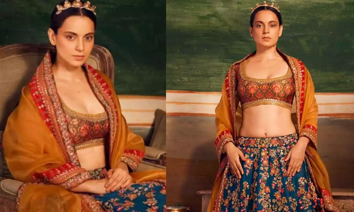 Kangana sports a ‘saggi phool:’ ‘Even Indians don’t know about their heritage’