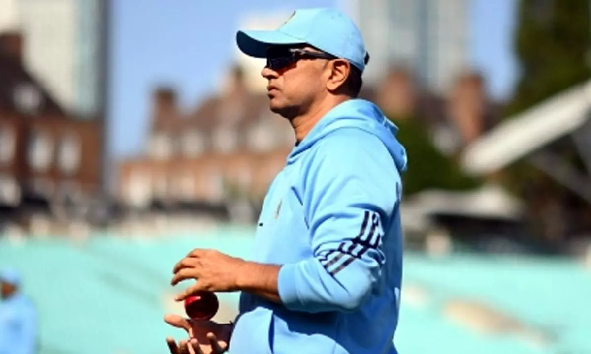 Rahul Dravid, head coach of the Indian cricket team