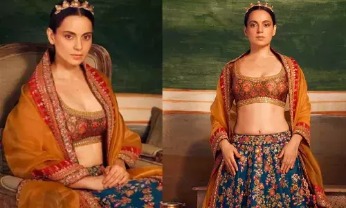 Kangana sports a ‘saggi phool:’ ‘Even Indians don’t know about their heritage’