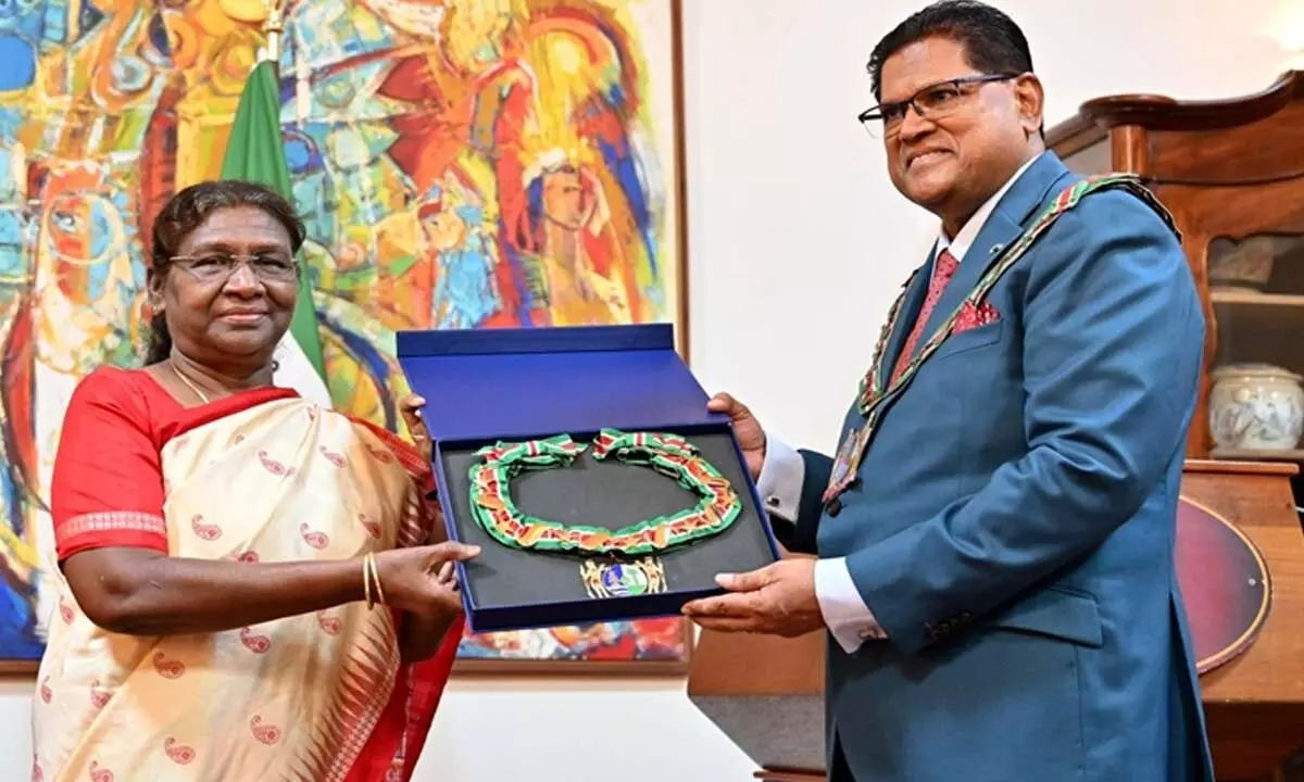 President Droupadi Murmu Is The First Indian To Receive Surinames Top Civilian Honour