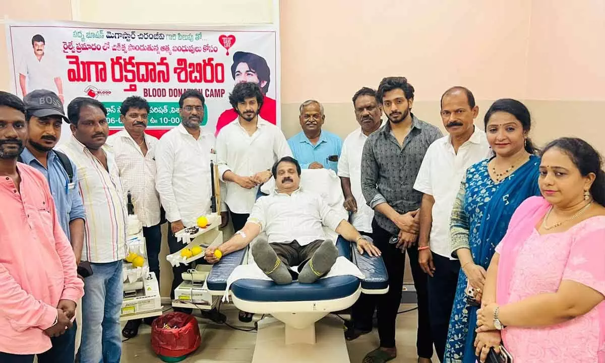 Volunteers come forward to donate blood