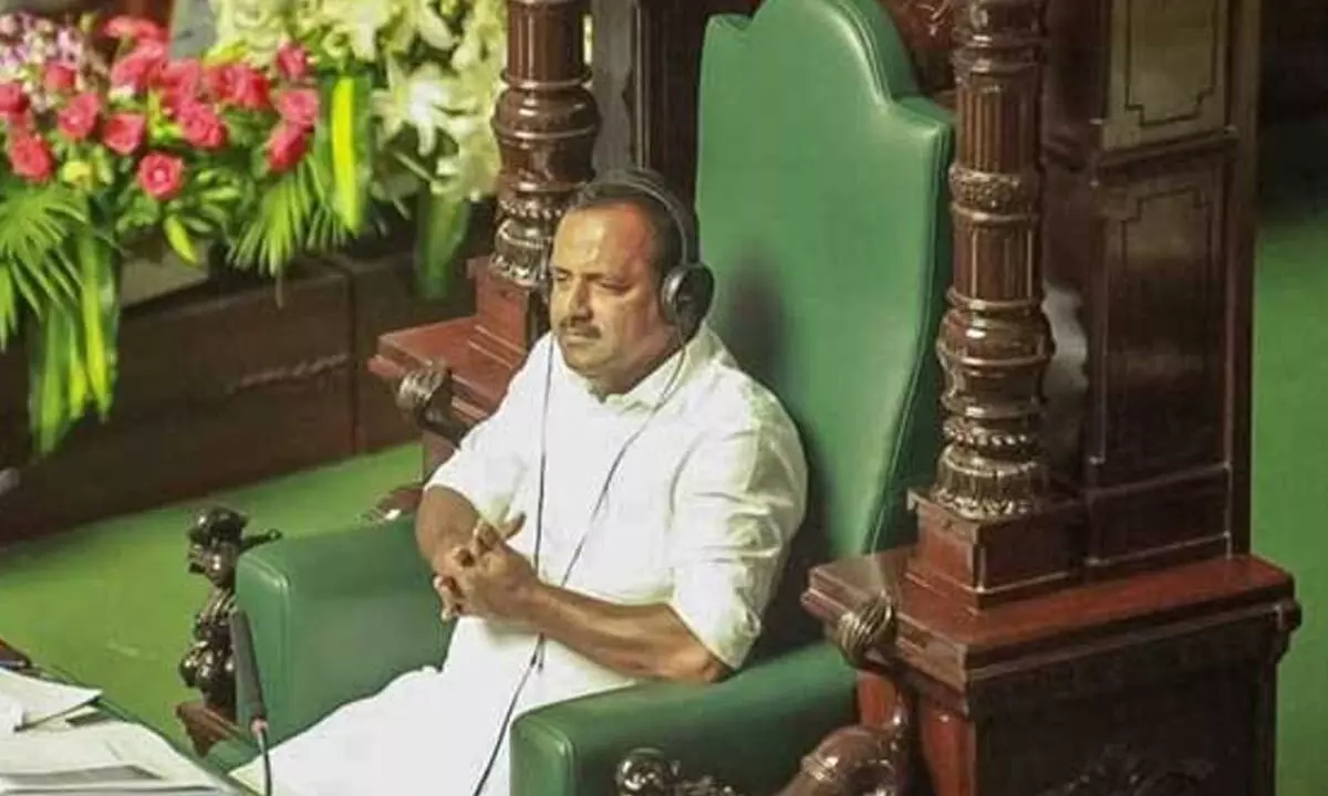 Speaker of the Karnataka legislative assembly UT Khadar