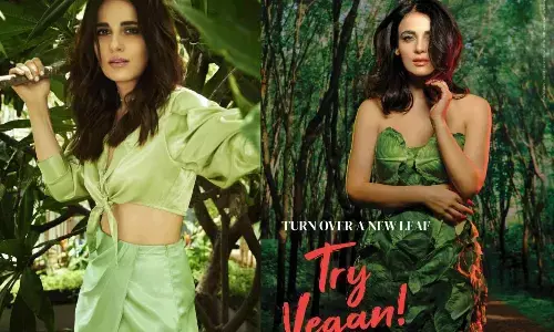 Radhika Madan turns into green goddess for PETA India