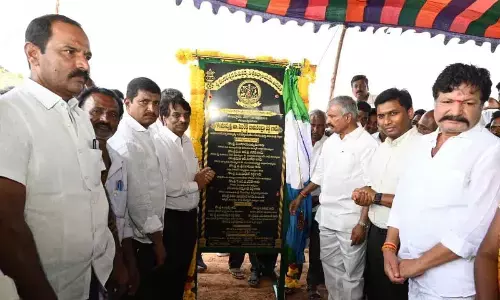 Punganur: Minister Ramachandra Reddy laid foundation stone for Polytechnic College