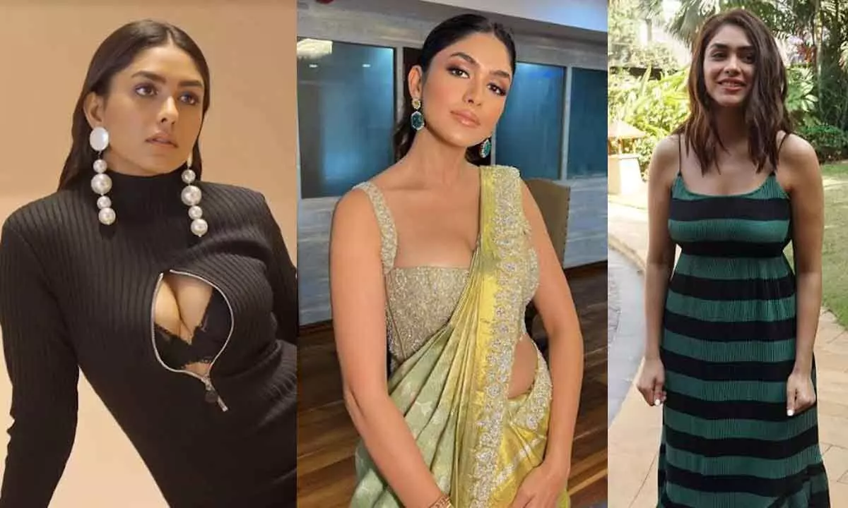 Mrunal Thakur leaves her fans in awe with her stunning outfits