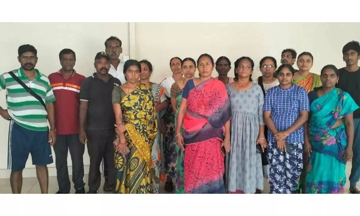Khammam: Cheated by agent, 17 labourers from district detained in Malaysia