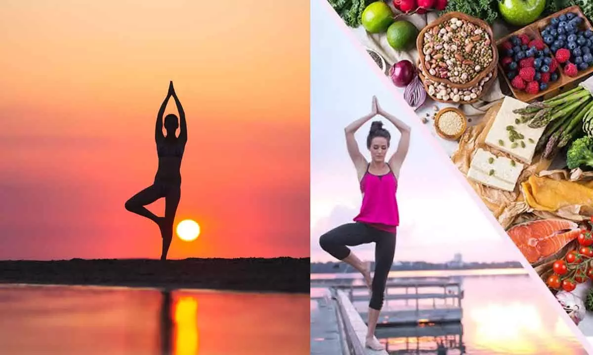 Embracing yoga and a natural diet
