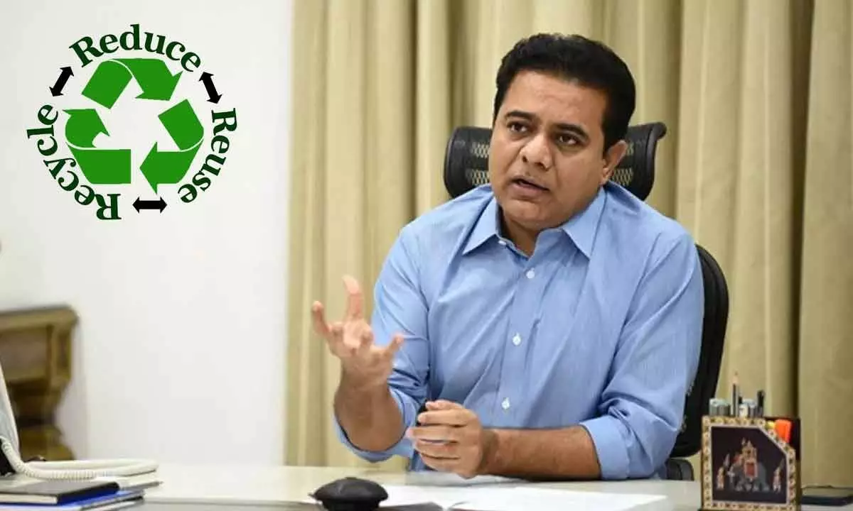 Hyderabad: KTR stresses on Reduce, Recycle, Reuse mantra