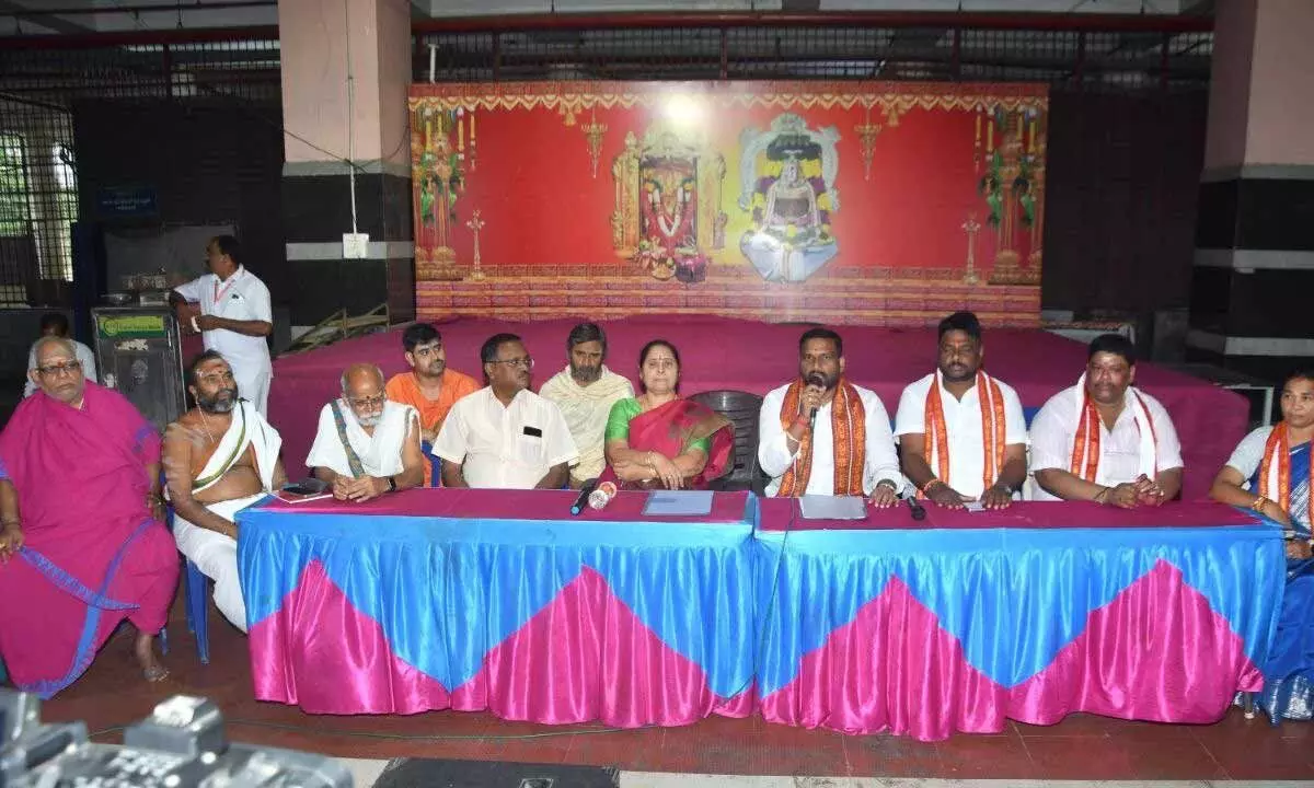 Shakambari Utsavalu will begin on July 1st at the Durga Temple