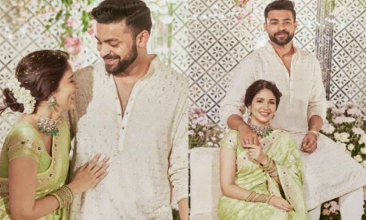 Unseen pictures at Varun Tej-Lavanya Tripati Engagement Ceremony