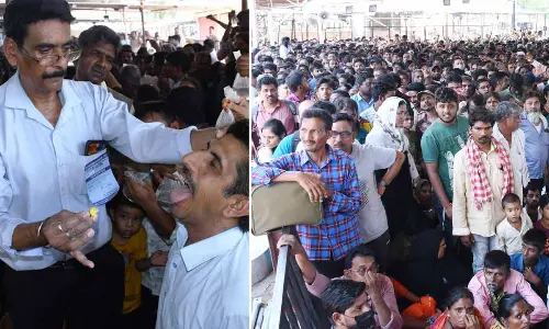 Thousands swallow ‘miracle’ fish medicine in Hyderabad