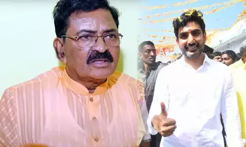 Mekapati Chandrashekhar Reddy meets Nara Lokesh