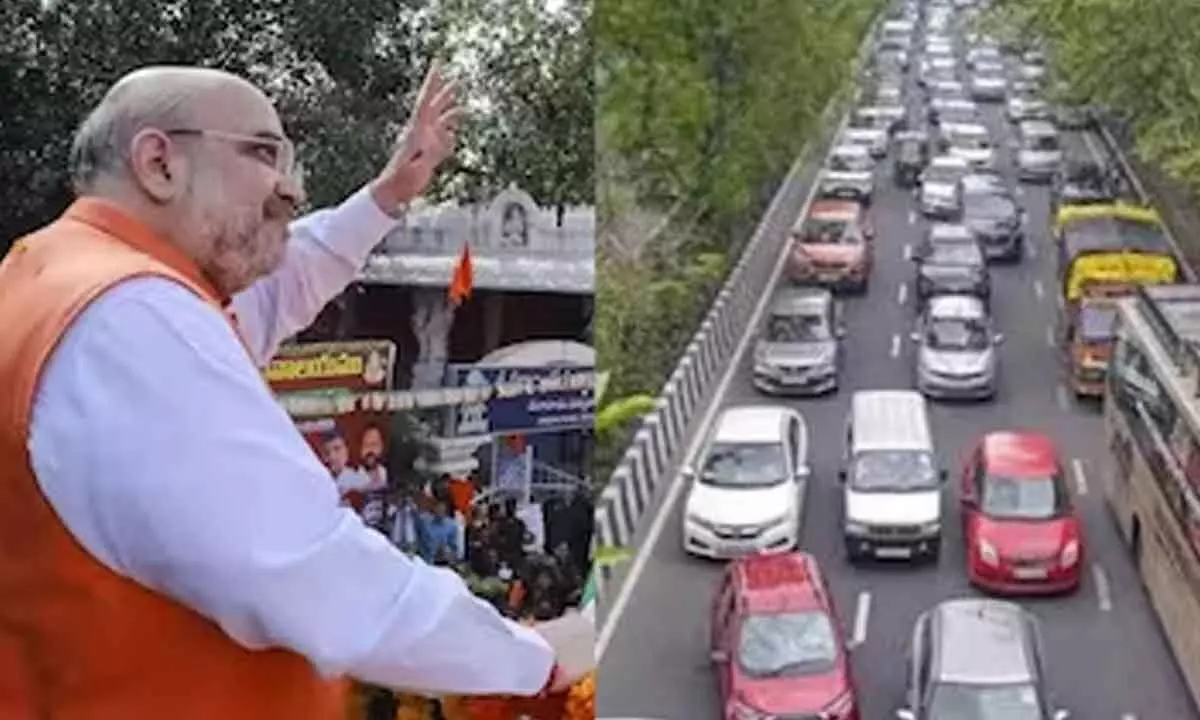 Amit Shah to visit Visakhapatnam today, traffic restrictions imposed