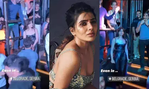 Samantha dances for ‘Oo Antava’ in a club