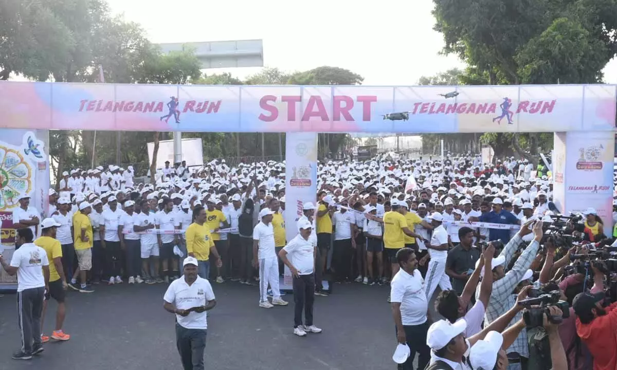 Telangana Run kicks off with enthusiasts across State