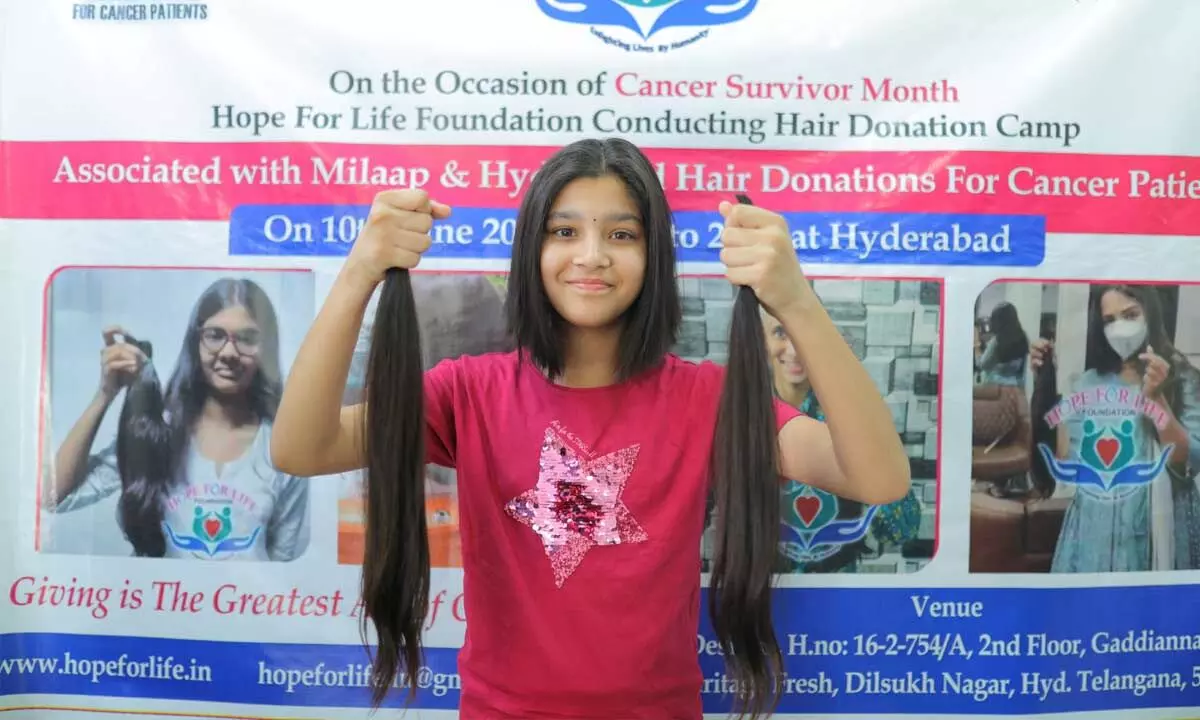 Hair Heroes Unite: Milaap Organises Hair Donation Drive in Hyderabad to Empower Cancer Survivors