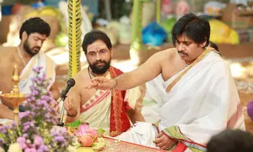 Pawan performs yagam for wellbeing of people