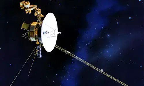 First man-made object to cross the central Solar System