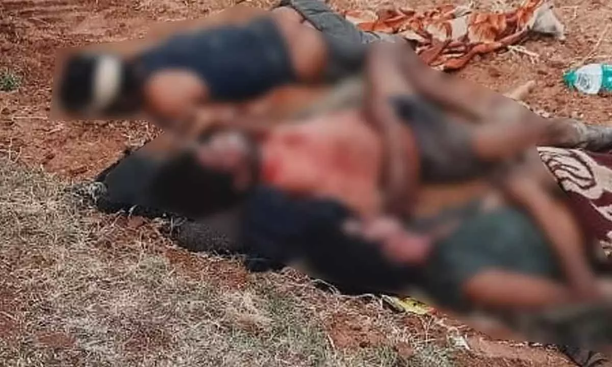 Raichur: Three died on spot after JCB ran over on them