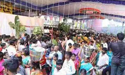 Gangamma temple witnesses heavy rush