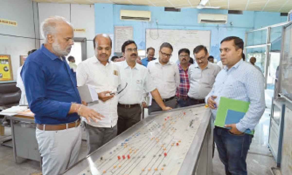 Safety audit team inspects Vizag station
