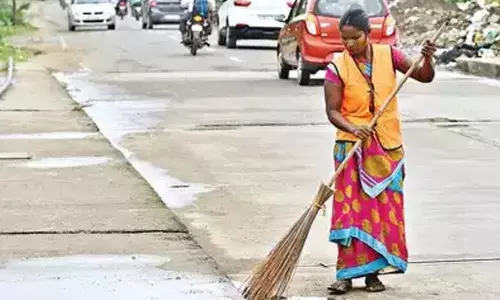 Srikakulam: Demand to regularise services of sanitary workers