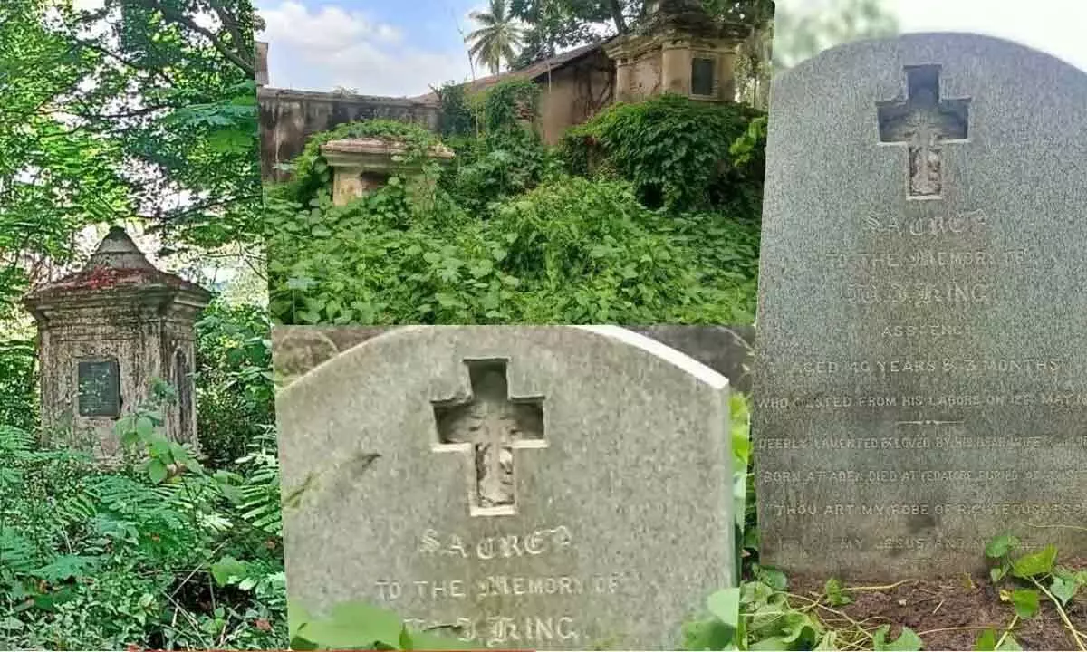250-yr-old dilapidated tombs of British era piques public interest