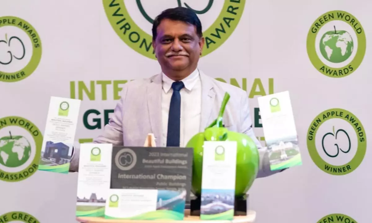 Arvind Kumar receives Green Apple Awards for Telangana in London