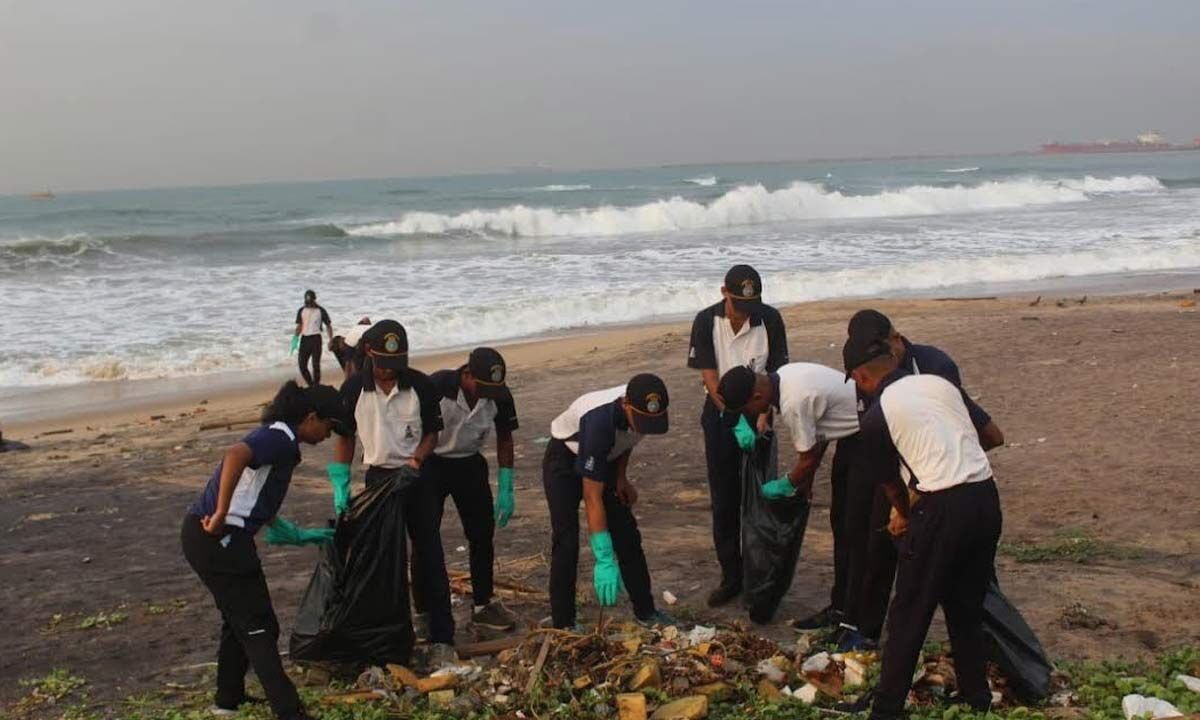 Visakhapatnam: ENC takes up coastal cleanup activities