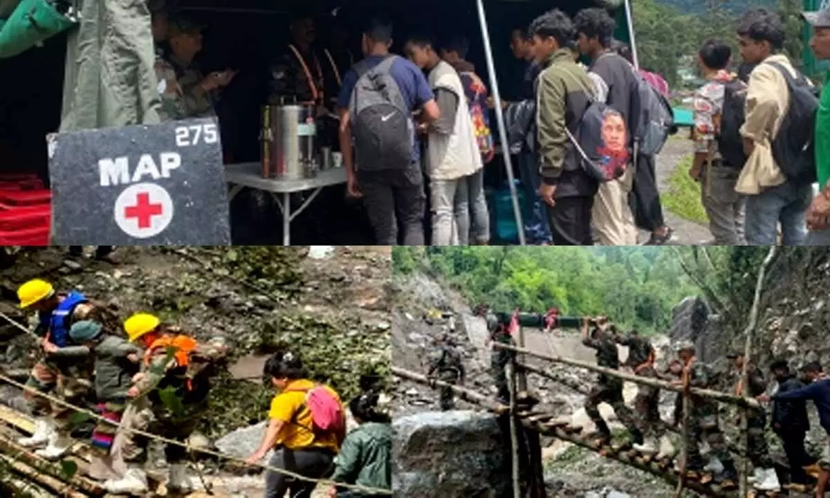 Army rescues 300 more stranded tourists in Sikkim