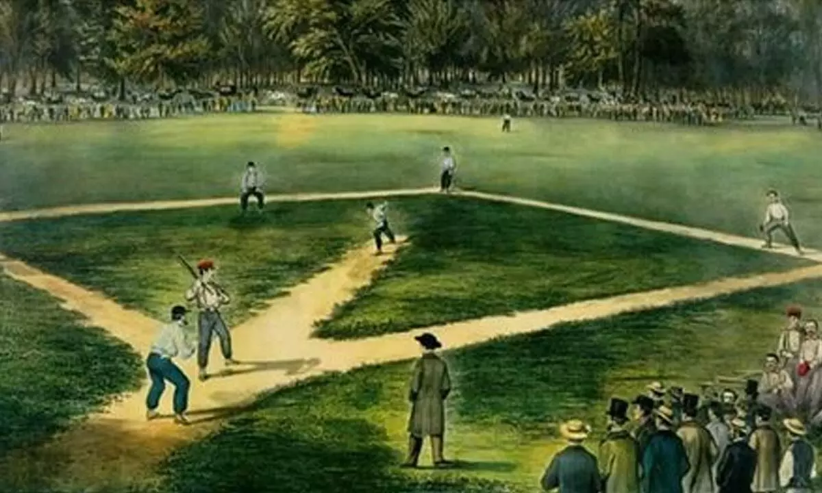 The history of baseball