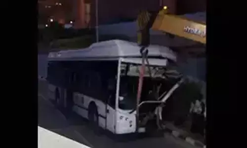 10 injured in shuttle bus accident at Bengaluru airport