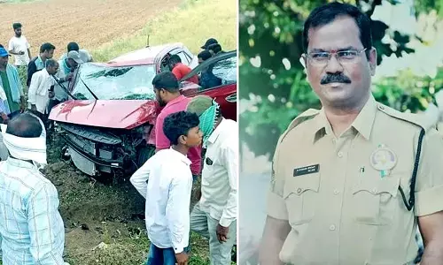 Sub-Inspector dies in a road accident in Warangal