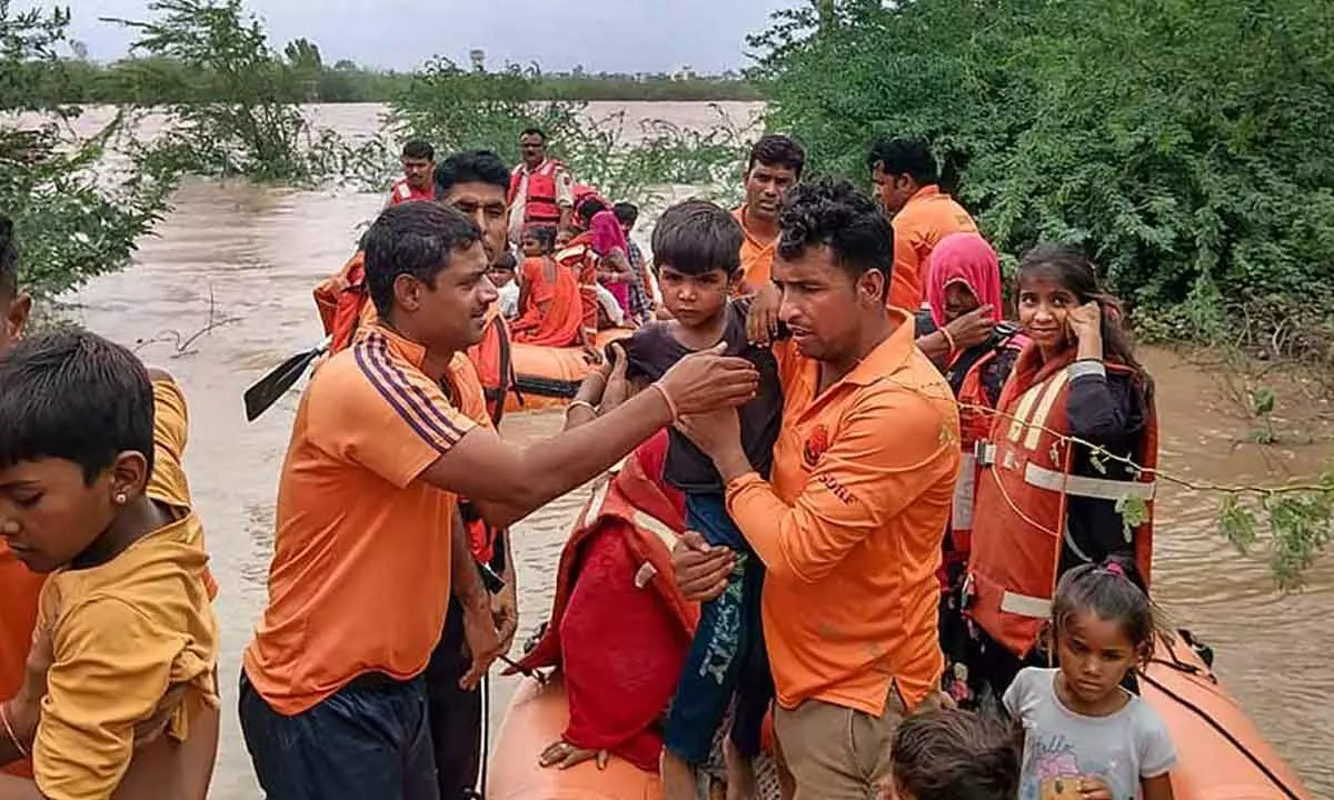 Biparjoy: 39 people trapped in Rajasthan flood rescued