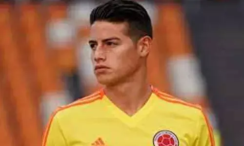 Midfielder James Rodriguez