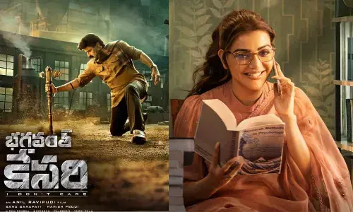 Team NBKs Bhagavanth Kesari Unveils First Look Of Kajal Aggarwal On Her Birthday