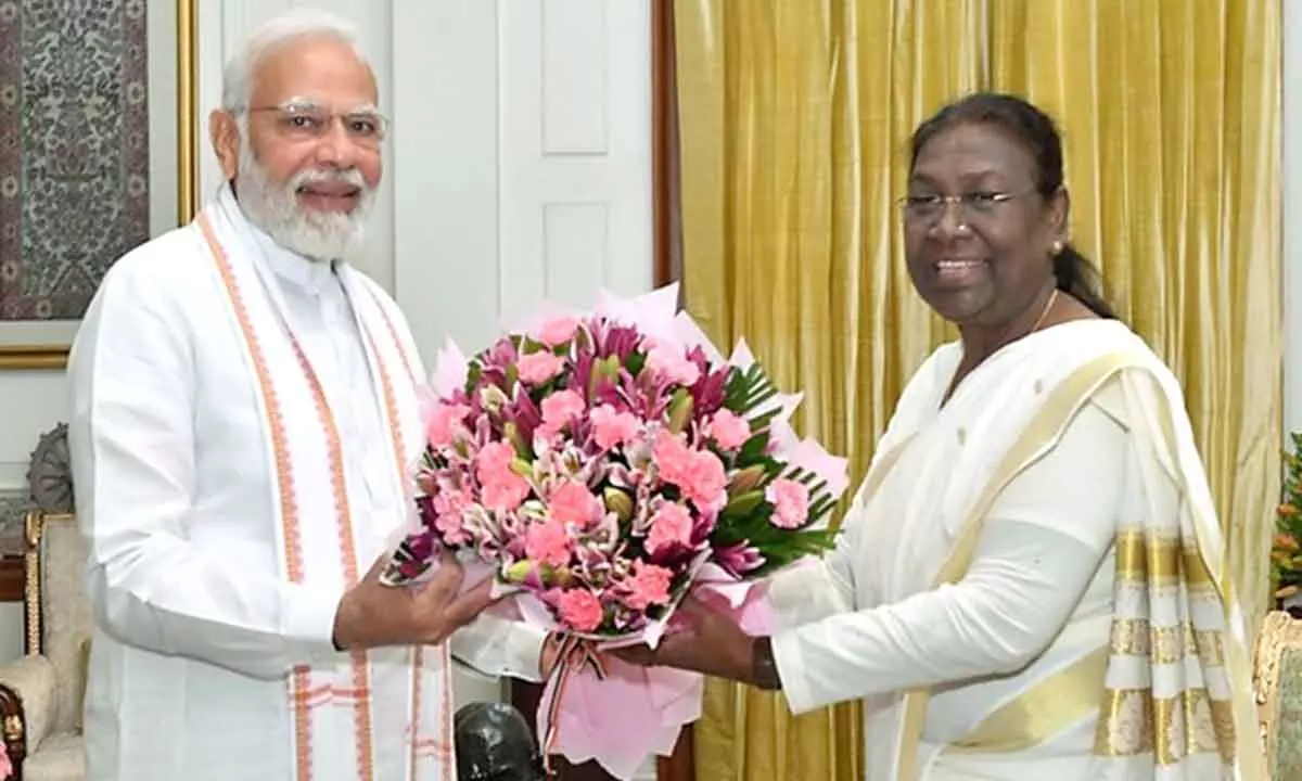 PM greets President Droupadi Murmu (File Pic)