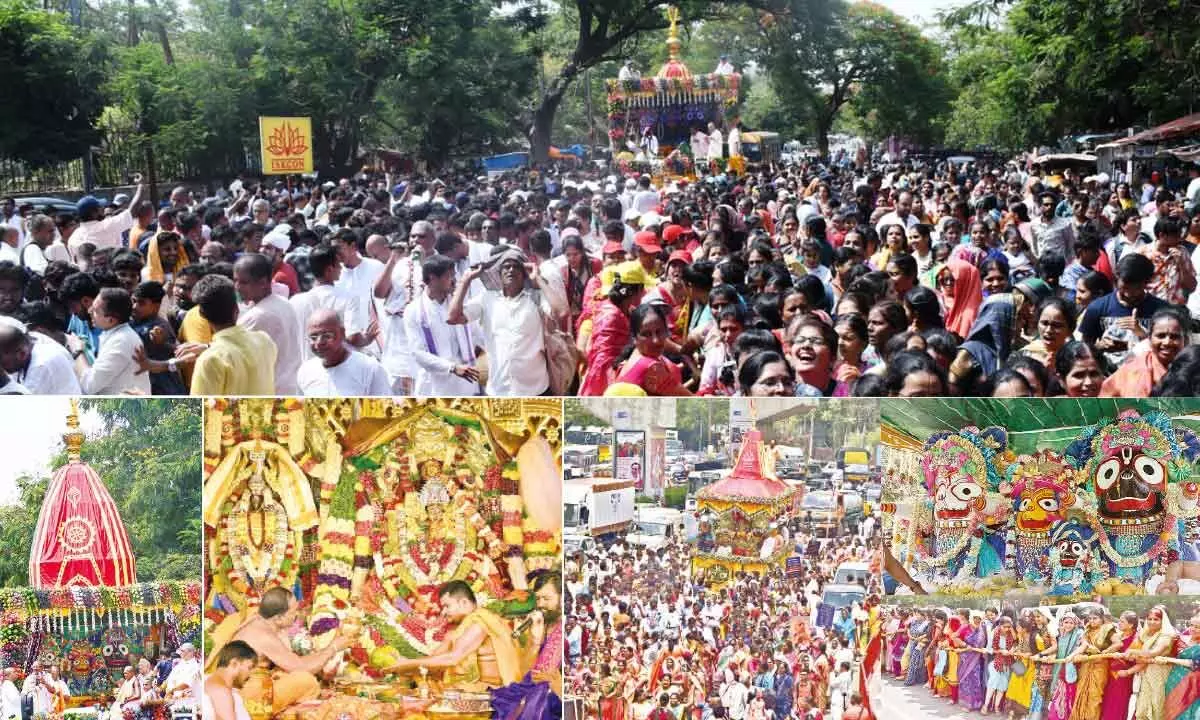 Hyderabad: Grand Chariot of Gods rolls as devotees chant ‘Jai Jagannath’