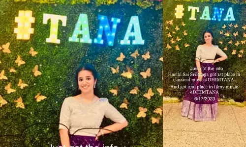 Chittoor girl wins first place in TANA music competitions