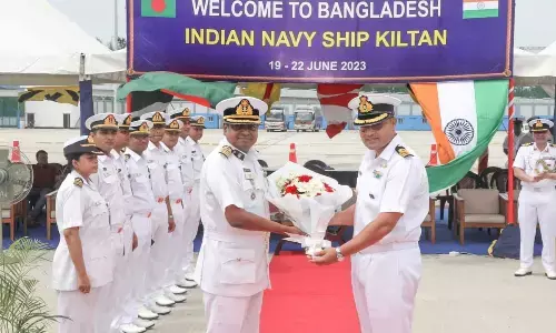 INS Kiltan to celebrate International Day of Yoga in Bangladesh