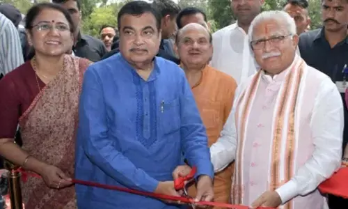 Gadkari dedicates 11 flyovers on eight-lane highway from Delhi to Panipat
