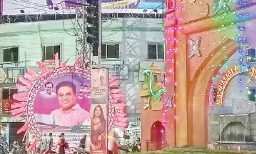 Karimnagar decked up for KT Rama Rao’s visit